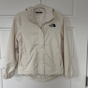 The North Face Women's Hooded Utility Jacket in Creamy Off-White